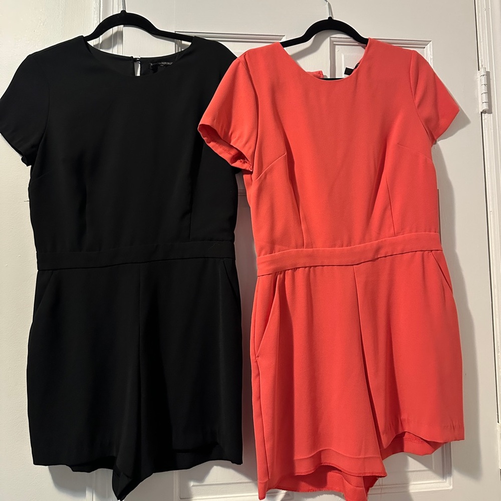 2 Banana Republic Rompers Size 8